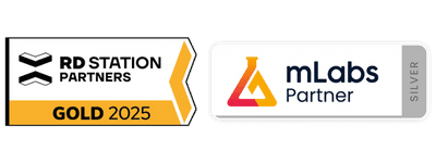 selo rd station partners e mlabs partner gokit agência de marketing em florianópolis